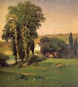 George Inness Old Homestead Norge oil painting reproduction